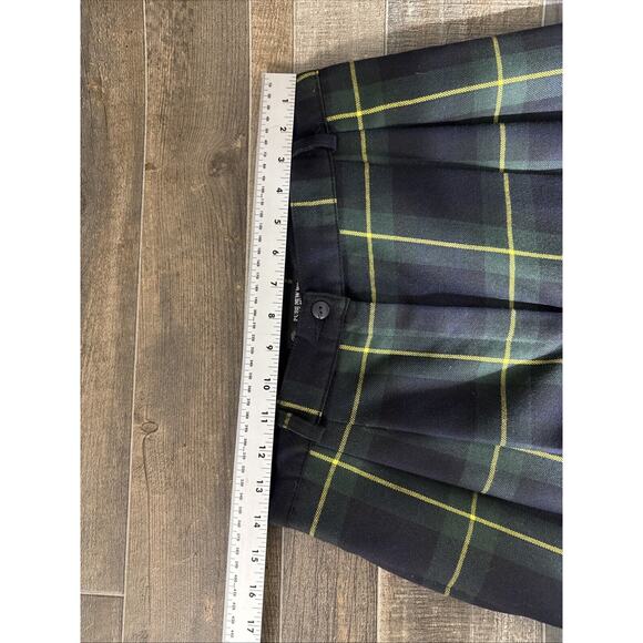 Vintage 90’s Nygard Collection Plaid Shorts/ Skirt Look Wool Size 10 Tartan Tree - Picture 7 of 9